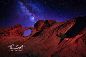 Arch Rock with Milky Way